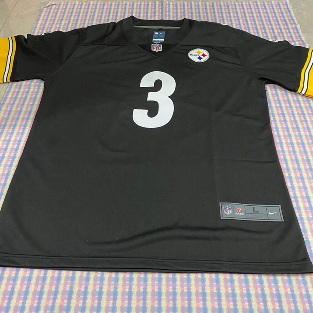 Pittsburgh Steelers Black Jersey Wilson No. 3